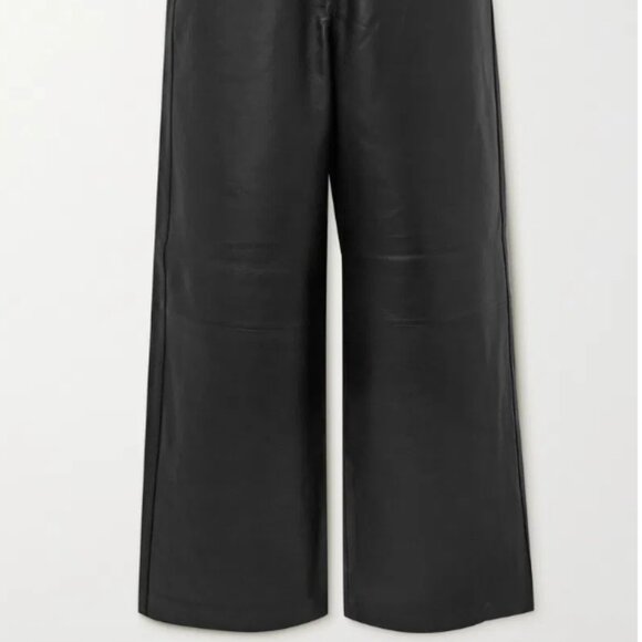 ENVELOPE 1976 Oslo Leather Wide-Leg Pants - Picture 2 of 4